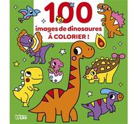 100 images a colorier dinos - Estelle Tchatcha - Lito - broché - Livre-jeu