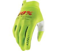 100% iTrack Gants de vélo, jaune, taille M pour homme