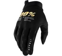 100% iTrack Gants de vélo, noir, Taille S