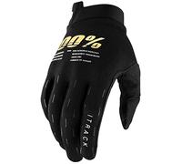 100% iTrack Gants de vélo L Noir