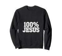 100% Jésus Engagement Chrétien Sweatshirt