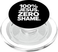 100 Jésus Zero Honte Chrétien Foi PopSockets PopGrip pour MagSafe
