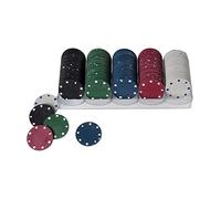 LONGFIELD GAMES Jetons de poker diamètre 40 mm / 4 grammes — 100 pièces Bleu