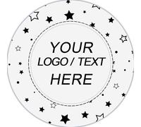 100 jetons de Poker en Plastique personnalisés, Logo personnalisé, Mettre Une Image ou Un Motif sur Un jeton (Blanc)