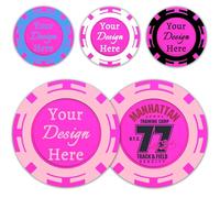 100 jetons de poker personnalisés, jetons de boisson en plastique personnalisés avec impression recto verso en couleur, ajoutez votre logo, texte ou image pour bar, promotion d'entreprise, soirée