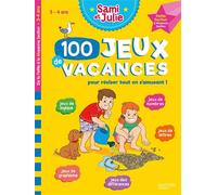100 Jeux de vacances - Sami et Julie - De la Petite à la Moyenne Section - Cahier de vacances 2026 - Sandra Lebrun - Hachette Education - broché - Scolaire / Universitaire