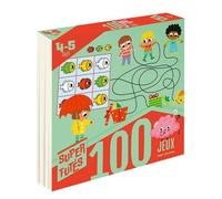 100 jeux pour super futés 4-5 ans - Sandra Lebrun - Hugo Jeunesse - broché - Livre-jeu
