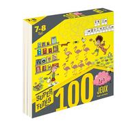 100 jeux pour super futés 7-8 ans - Sandra Lebrun - Hugo Jeunesse - broché - Livre-jeu