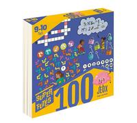 100 jeux pour super futés 9-10 ans - Sandra Lebrun - Hugo Jeunesse - broché - Livre-jeu