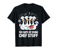 100 Jours à Faire des Trucs de Chef, Mignonne, oie, Cuisine drôle T-Shirt
