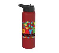 100 jours créer un avenir brillant 100 jours d'école Stainless Steel Insulated Water Bottle