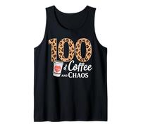 100 Jours de café et de Chaos, 100e Jour d'école rétro Leopard Débardeur