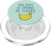 100 Jours DE Conduire My Teacher Bananas Funny School Meme PopSockets PopGrip pour MagSafe