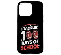 100 Jours de Football Scolaire J'Ai abordé Mon 100e Jour d'école Coque pour iPhone 15 Pro Max