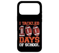 100 Jours de Football Scolaire J'Ai abordé Mon 100e Jour d'école Coque pour iPhone 17 Pro Max