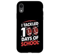 100 Jours de Football Scolaire J'Ai abordé Mon 100e Jour d'école Coque pour iPhone XR