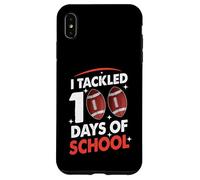 100 Jours de Football Scolaire J'Ai abordé Mon 100e Jour d'école Coque pour iPhone XS Max