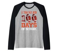 100 Jours de Football Scolaire J'Ai abordé Mon 100e Jour d'école Manche Raglan