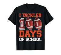 100 Jours de Football Scolaire J'Ai abordé Mon 100e Jour d'école T-Shirt