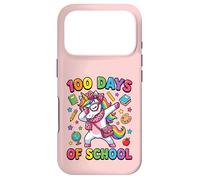 100 Jours d'école à tamponner Une Jolie Licorne en Forme de Coquette pour Filles Coque pour iPhone 17 Pro