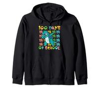 100 Jours d'école Dino Dab 100th Day Trex pour garçons et Tout-Petits Sweat à Capuche