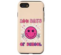 100 Jours d'école Happy Face Peace Vintage 100th Day Kids Coque pour iPhone SE (2020) / 7/8