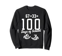 100 Jours d'école Six Seven Funny 67 Meme 6 7 Gen Alpha Sweatshirt