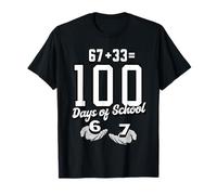 100 Jours d'école Six Seven Funny 67 Meme 6 7 Gen Alpha T-Shirt