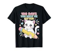 100 Jours d'école You Must Be Kitten Kawaii Kids T-Shirt