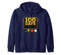 100 Jours d'entraînement en Cours - Édition Sports Challenge Sweat à Capuche