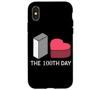 100 Jours J'aime Le 100e Jour d'un Enseignant ou d'un étudiant Coque pour iPhone X/XS