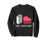 100 Jours J'aime Le 100e Jour d'un Enseignant ou d'un étudiant Sweatshirt