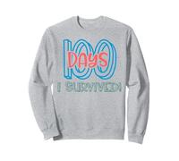 100 Jours où J'Ai survécu - 100 Jours d'école Sweatshirt
