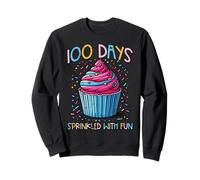 100 Jours parsemés de Cupcakes Amusants pour Les écoliers du 100e Jour Sweatshirt