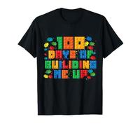 100 Jours pour me Construire Master Builder Block Builder T-Shirt