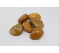 100 Kg Galets Polis, Gravier, Galets De Rivière, Cailloux, Gravier De Jardin, Gravier Décoratif, Jaune Jaune