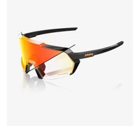 100% - Korbin Photochromic Cat 1-3 - Lunettes vélo Gloss Metallic Black - Orange Flash Mirror Photochromic Cat 1-3