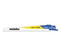 Metabo 100 lames de scie sabre, bois+métal, série professional, 150x 1,25 mm, BiM, 3,2 mm/ 5,1 DPP - 628259000