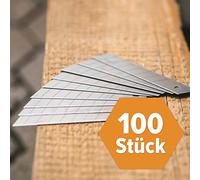 100 lames sécables de rechange 18 mm 0,5 mm pour cutter