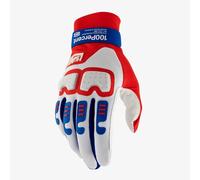 100% - Langdale - Gants VTT Red / White / Blue - L