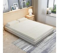 100% Latex Naturel Surmatelas en Latex Naturel Confort Luxueux Soutien Apaisant De Soulagement des Points De Pression pour Les épaules Hanches Dos Et Genoux 4in, 1in, 100x200cm(39x79in)