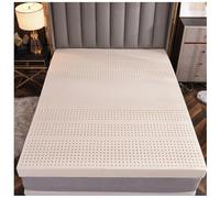 100% Latex Naturel Surmatelas - Fermeté Douce,Sept Zones pour Prendre Soin du Corps,Confortable Et Respirant,Matelas en Latex Perforé Ultra Respirant,1in,180x200cm(71x79in)