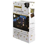 100 LED Guirlande Blanc Chaud avec Minuteur Éclairage Extérieur Intérieur Chaîne