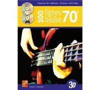 100 lignes de basse 70's en 3D - 1 Livre + 1 CD + 1 DVD G