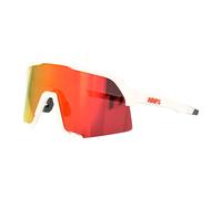 100percent S3 Sunglasses Clair Hiper Red Multilayer Mirror/CAT2 Soft Tact White