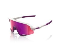 100%, Lunettes de soleil Slendale Craie Mate/Lentille Miroir Violette Taille uni