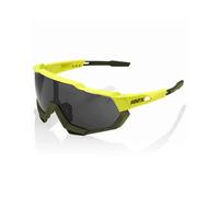 100% Lunettes SpeedTrap Soft Tact Banane - Miroir Noir + Lentille Claire
