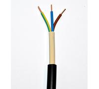 100 m câble souterrain NYY-J 3 x 1,5 mm² noir 3 x 1,5 mm² forte Câble d'alimentation Câble de l'énergie