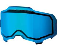 100% MÁSCARAS ARMEGA Remplacement - Double vitre injectée Vented Mirror Blue Lens
