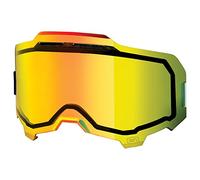 100% MÁSCARAS ARMEGA Remplacement - Double vitre injectée Vented Mirror Gold Lens